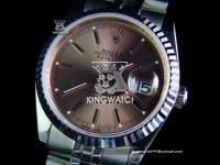 ROLEX DATEJUST SS AUTOMATIC BROWN 430