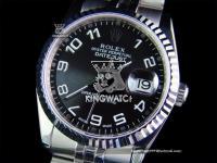 ROLEX DATEJUST SS AUTOMATIC BLACK 426