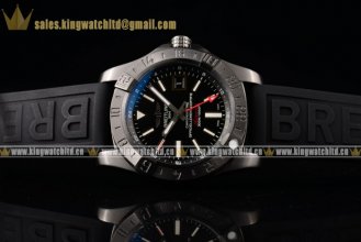 Breitling Avenger II GMT SS/LE Black Swiss ETA 2824