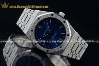 Audemars Piguet Royal Oak 41MM Date SS/SS Blue Asia Automatic Movement(EF)