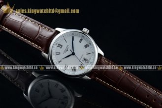 Longines Master Date SS/LE White Swiss ETA 2824 Automatic Movement(AAAF)