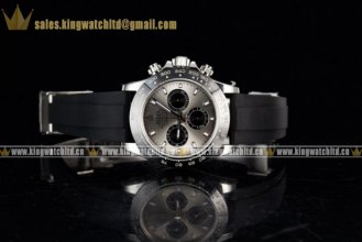 1:1 Rolex Cosmograph Daytona SS/RU Silver Clone Rolex 4130 Auto