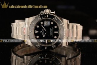 1:1 Rolex Submariner 904 SS/SS Black Clone Rolex 3135 Auto (N00B)