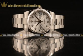 1:1Rolex Datejust SS/SS White Rolex 3135 Auto (MARK F)