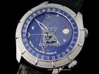 PATEK PHILIPPE SKYMOON SS ASIAN 2813 AUTOMATIC BLUE 136 - Click Image to Close
